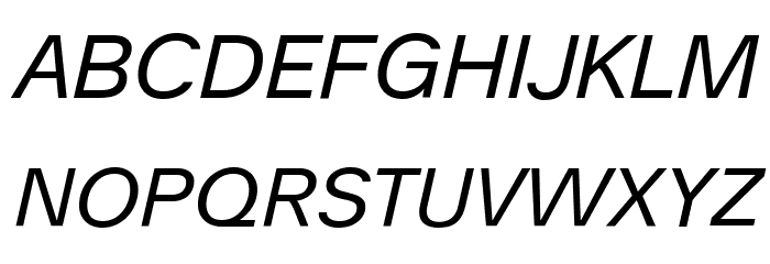 Analogue Reduced 56 Oblique Font OTHER CHARS