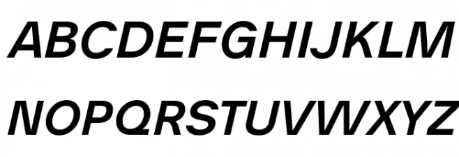 Analogue Reduced 66 Medium Oblique Шрифта ВЕРХНИЙ