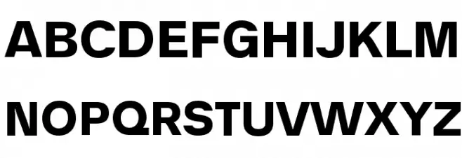 Analogue Reduced 75 Bold Font OTHER CHARS