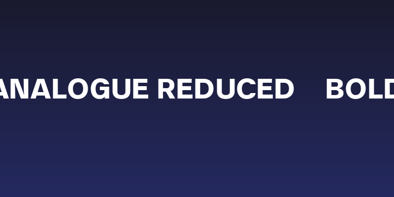 Analogue Reduced 75 Bold Social Header