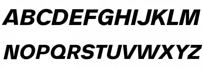 Analogue Reduced 76 Bold Oblique Шрифта ВЕРХНИЙ