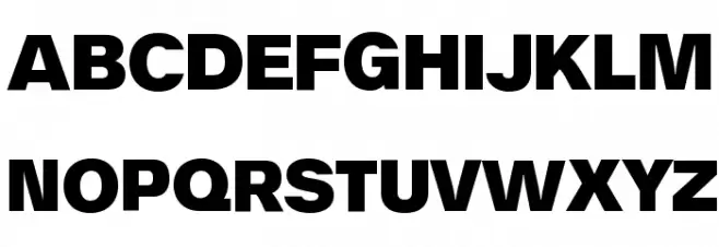 Analogue Reduced 85 Black Font OTHER CHARS