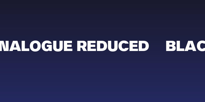 Analogue Reduced 85 Black Social Header