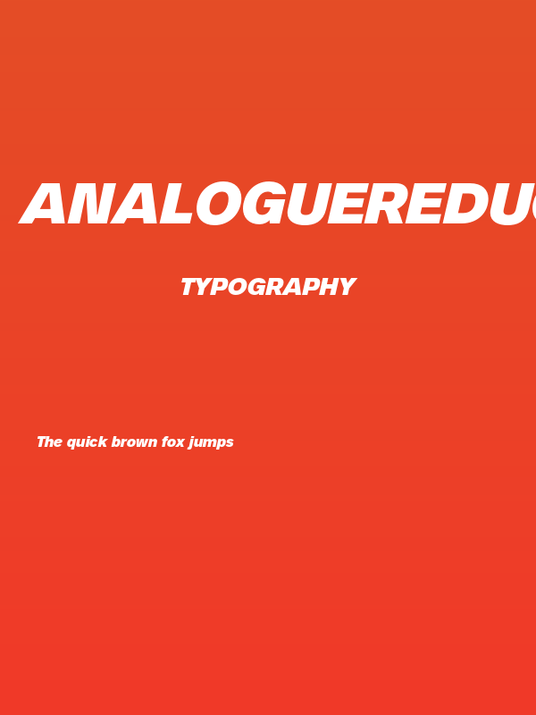 AnalogueReduced-BlackOblique Poster