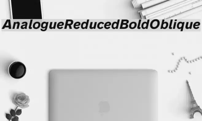 AnalogueReduced-BoldOblique Font examples