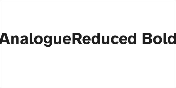 AnalogueReduced-Bold Logo