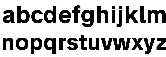 AnalogueReduced-Bold Font LOWERCASE