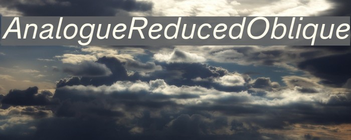 AnalogueReduced-Oblique Example 3