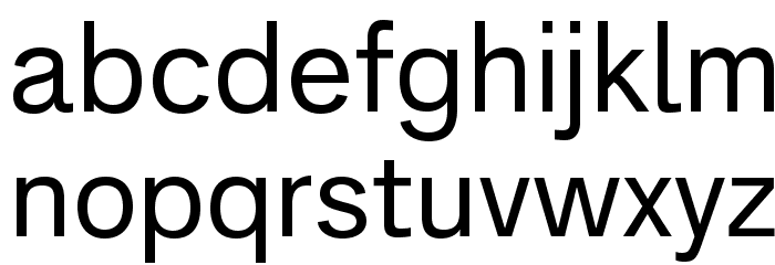 AnalogueReduced-Regular Font LOWERCASE