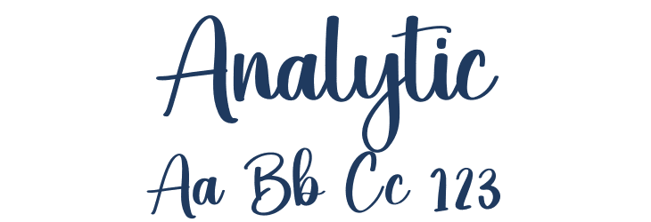 Analytic Font Preview