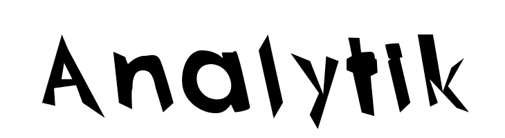 Analytik Font