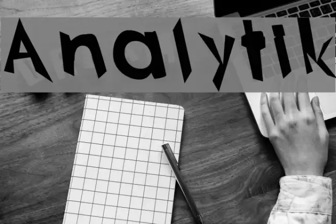 Analytik Font examples