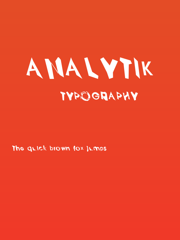 Analytik Poster