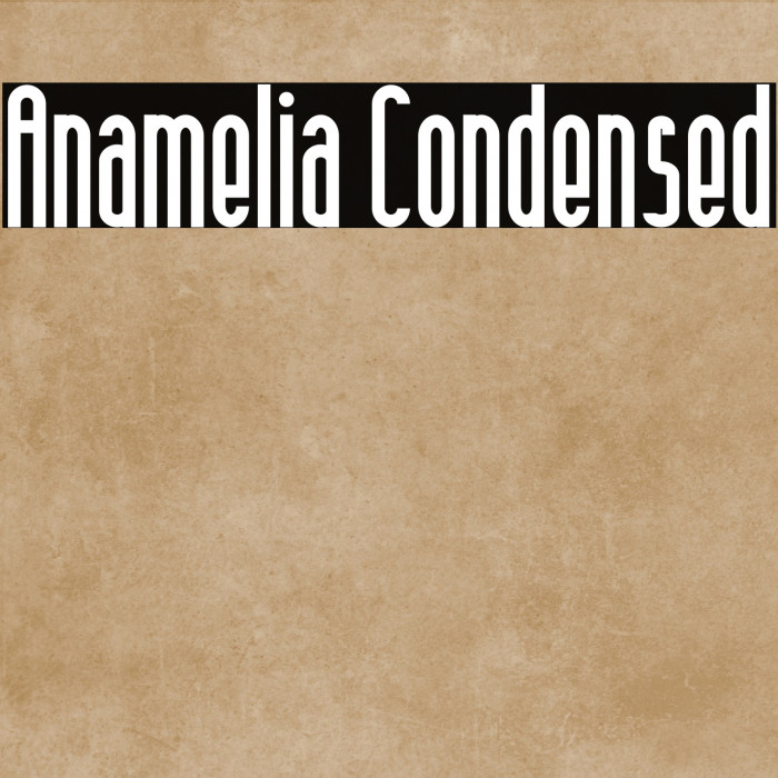 Anamelia Condensed Example 2