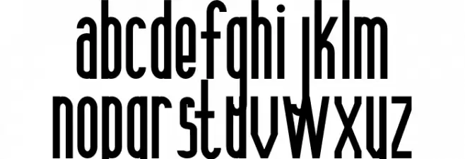 Anamelia Condensed फ़ॉन्ट लोअरकेस