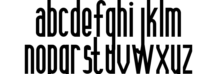 Anamelia Demo Condensed Font LOWERCASE