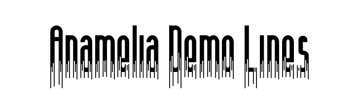Anamelia Demo Lines  Free Fonts Download