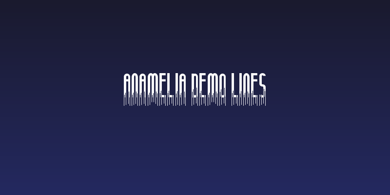 Anamelia Demo Lines Social Header