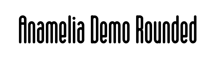 Anamelia Demo Rounded  免费字体下载