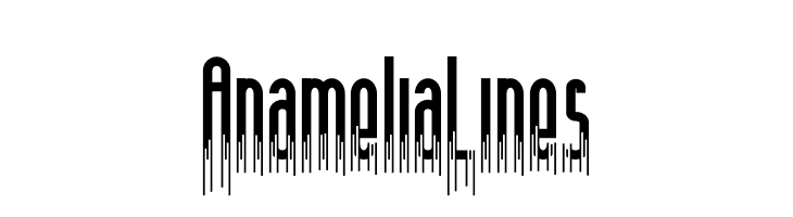 Anamelia Lines  नि: शुल्क फ़ॉन्ट्स डाउनलोड