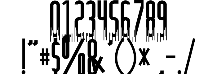 Anamelia Lines Font OTHER CHARS