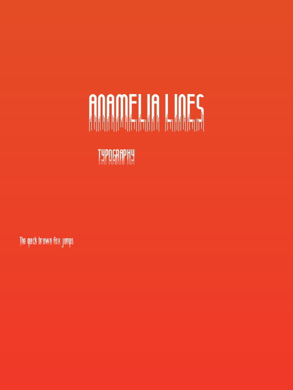 Anamelia Lines Poster