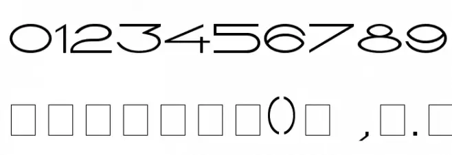 Anamorphosée Normal Font OTHER CHARS