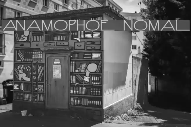 Anamorphosée Normal Font examples