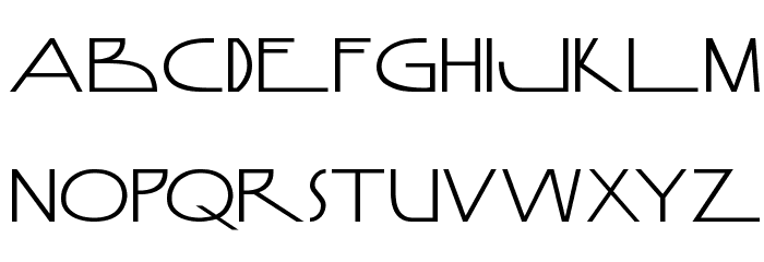 Anamorphosée Normal Font LOWERCASE