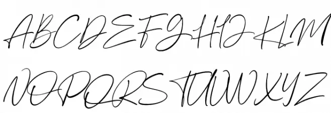 Anamortee Schriftart Groß