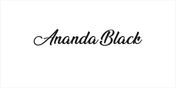 Ananda Black Logo