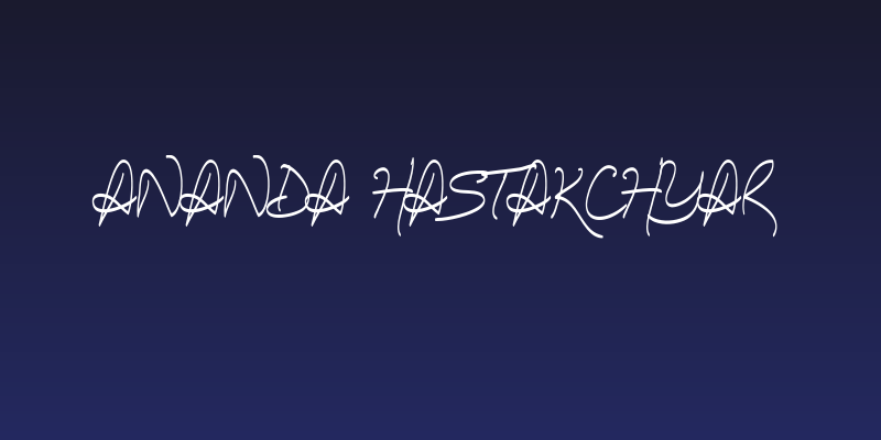 Ananda Hastakchyar Social Header