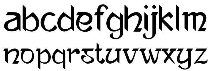 Ananda Neptouch 2 Font LOWERCASE