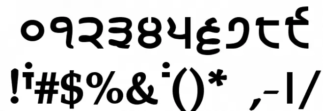 AnandpurSahib Bold Font Alte caractere