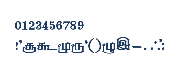 Anantha Regular Other Characters