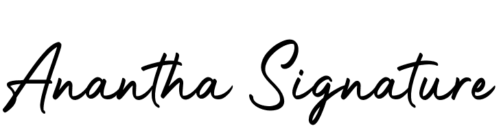 Anantha Signature  नि: शुल्क फ़ॉन्ट्स डाउनलोड