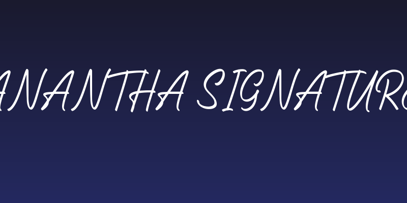 Anantha Signature Social Header