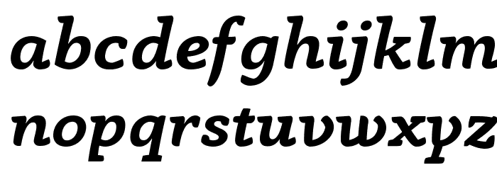 AnaphoraTrial-BoldItalic Font LOWERCASE