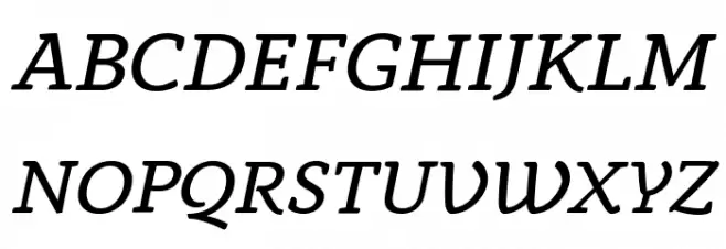 AnaphoraTrial-BookItalic フォント 大文字