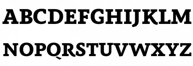 AnaphoraTrial-ExtraBold Font Litere mari