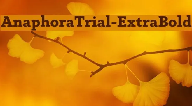 AnaphoraTrial-ExtraBold Example 1