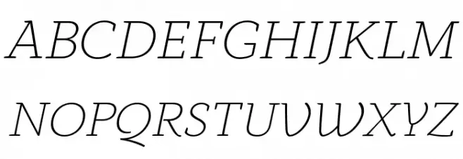 AnaphoraTrial-ExtraLightItalic Шрифта ВЕРХНИЙ