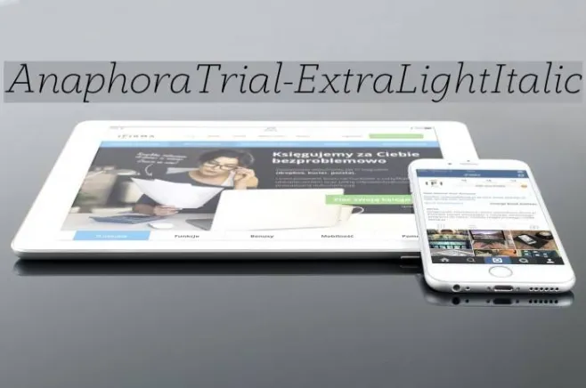 AnaphoraTrial-ExtraLightItalic Example 1