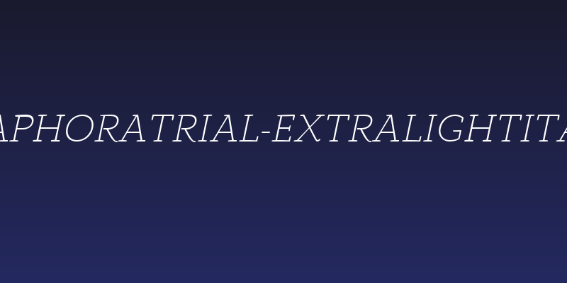 AnaphoraTrial-ExtraLightItalic Social Header
