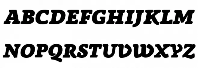AnaphoraTrial-FatItalic フォント 大文字