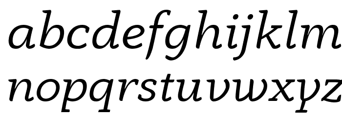 AnaphoraTrial-Italic Font LOWERCASE