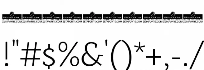 AnaphoraTrial-Light Font OTHER CHARS