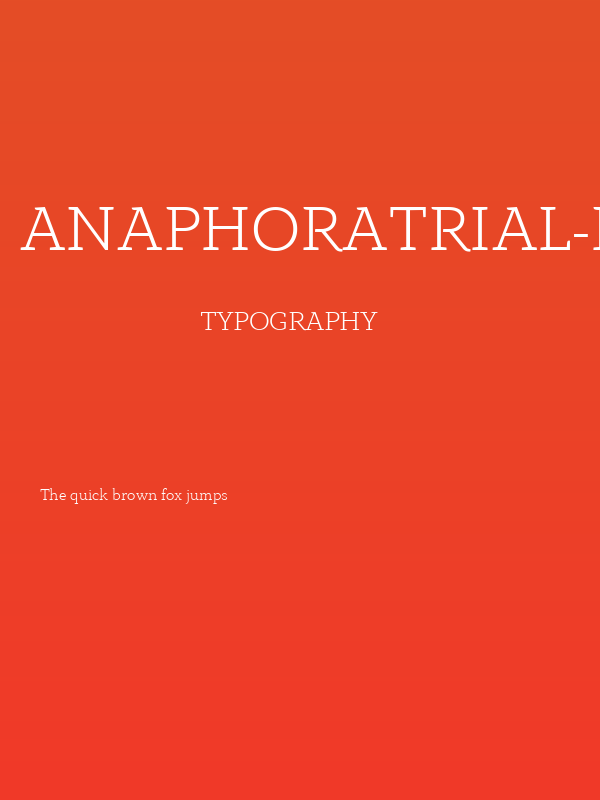 AnaphoraTrial-Light Poster