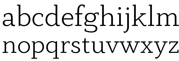 AnaphoraTrial-Light Font LOWERCASE