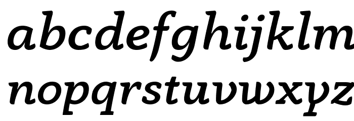 AnaphoraTrial-MediumItalic Font LOWERCASE
